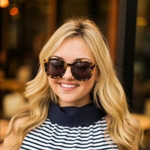 Karen Walker Super Duper Tortoise Sunglasses